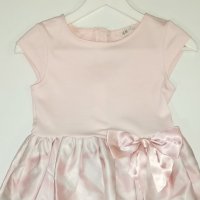 Официална рокля НМ розова – 134-140см, 8-10 години, снимка 8 - Детски рокли и поли - 34006783