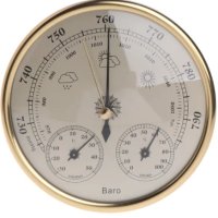  Барометър с термометър и влагомер, снимка 4 - Други стоки за дома - 40936913