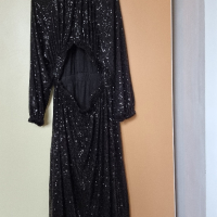 H&M нова пайетена рокля , снимка 4 - Рокли - 44765597