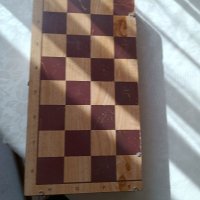 Стар дървен шах, снимка 4 - Антикварни и старинни предмети - 40449862
