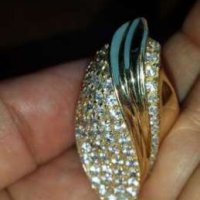 Златен пръстен принцеса, снимка 2 - Пръстени - 42168842