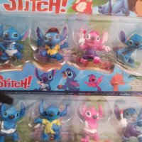 6 бр Лило и Стич Stitch пластмасови фигурки играчки фигурка играчка за игра и торта, снимка 3 - Фигурки - 40240191