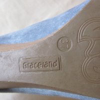 Oбувки Graceland,велур на ниска платформа , снимка 7 - Дамски ежедневни обувки - 41478088