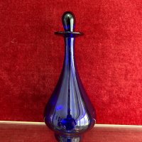 Кристално шише за парфюм с подпис на майстора, снимка 2 - Антикварни и старинни предмети - 44193753