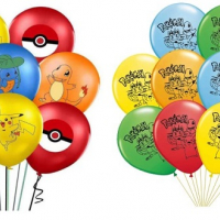 Покемон pokemon Обикновен надуваем латекс латексов балон парти хелий или газ, снимка 1 - Други - 27819978