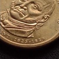 Възпоменателна монета 1 долар JOHN QUINCY ADAMS 6 президент на САЩ (1825-1829) за КОЛЕКЦИЯ 38105, снимка 7 - Нумизматика и бонистика - 40765266