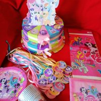 Парти артикули My Little Pony, снимка 3 - Други - 35805064