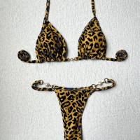 Бански Ardora Yellow Leopard - XS S M L размери, снимка 8 - Бански костюми - 44765350