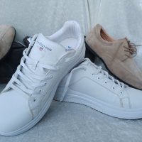Кецове Като нови мъжки бели, спортни обувки U.S. Polo Assn®, снимка 14 - Кецове - 44450796