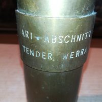 снаряд-немски-30см ваза мед/месинг 2810211801, снимка 14 - Антикварни и старинни предмети - 34614435