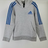 Детски суичър Adidas 3S Logo OH Hoodie Junior Boys, размер 7-8 год. /128 см. /. , снимка 1 - Детски анцузи и суичери - 39429970