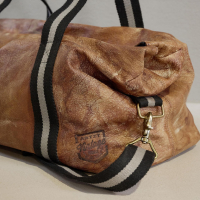 Чанта за пътуване или тренировки от телешка кожа стил винтидж , снимка 3 - Чанти - 40848465