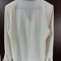 Бяла копринена риза - блуза, снимка 2 - Ризи - 35681867