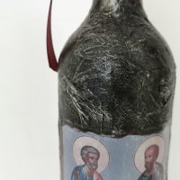 Бутилка за подарък Св.Св. Петър и Павел- НАЛИЧНА, снимка 4 - Икони - 35887456