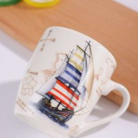 Порцеланова чаша за чай, 300ML, морски мотиви - различни варианти, снимка 1 - Чаши - 44200650