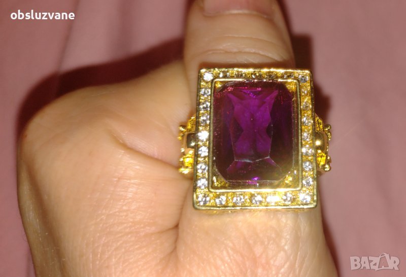Пиратски пръстен с рубин 💥💥, снимка 1