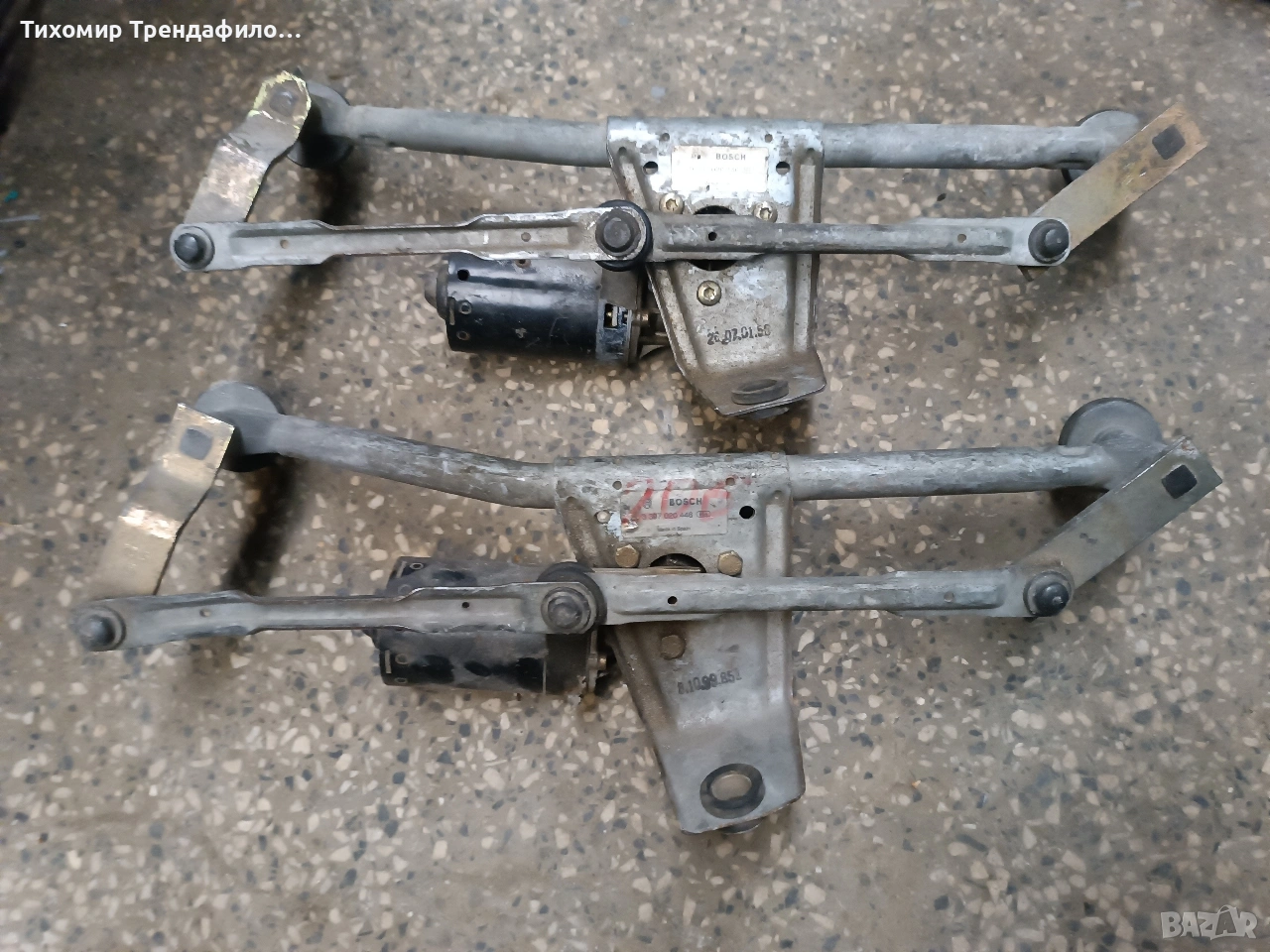 Мотор и механизъм чистачки 0390241360 , 3397020446 Пежо 206 Peugeot 206 , 0 390 241 360 , снимка 1