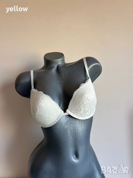 Бял сутиен дантела , снимка 1