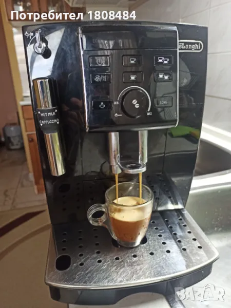 Кафе автомат Делонги ЕСАМ 25.120 В работи перфектно и прави супер кафе с каймак  , снимка 1