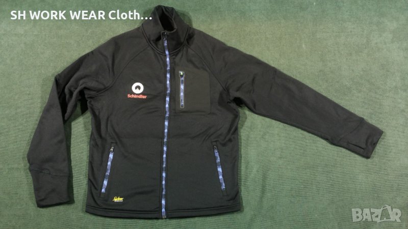 Snickers 8001 FlexiWork Stretch Fleece Jacket размер L работна еластична горница W2-20, снимка 1