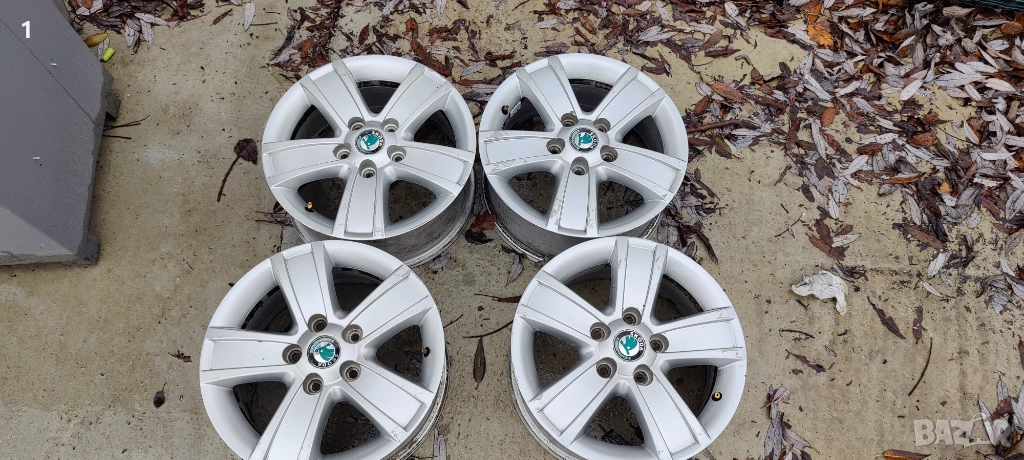 Джанти от Шкода 15" 5x112, снимка 1