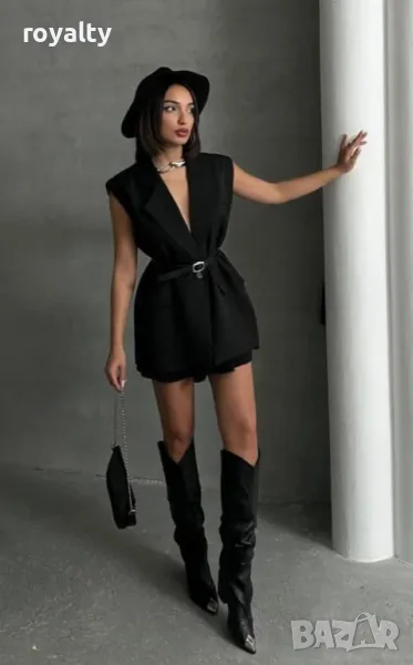 Овърсайз Елек с колан Различни цветове , снимка 1