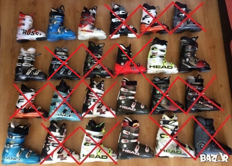 Разпродажба на няколко чифта ски обувки от №23/35 до №30/46 , снимка 1