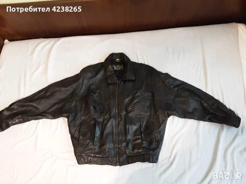 кожено яке черно "Niko-Moden", снимка 1