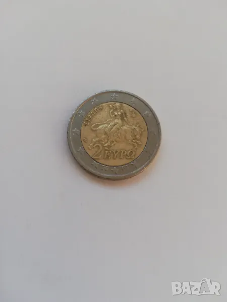 2 евро Гърция-2002 г. с грешка, снимка 1