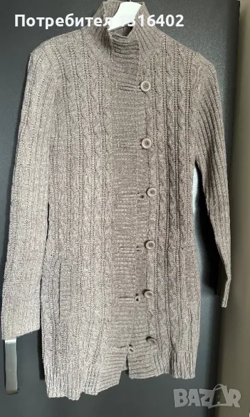 Дамска дълга жилетка размер S, снимка 1