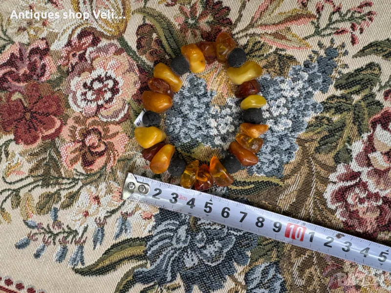 Кехлибарена гривна №6431, снимка 1