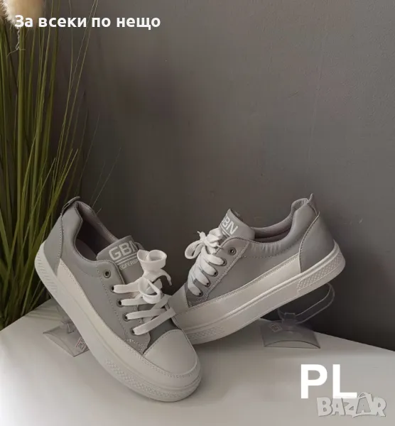 Дамски ежедневни маратонки /кецове Sport GBN Gray, снимка 1