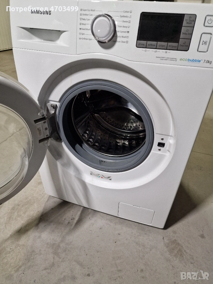 Пералня Samsung Eco Bubble WF70F5E5W2W, снимка 1