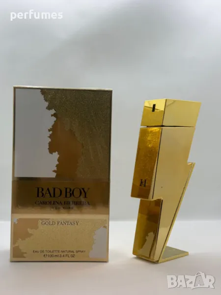 Carolina Herrera Bad Boy Gold Fantasy EDP 100ml, снимка 1