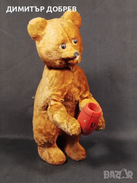 СТАРА РЕТРО СОЦ СССР МЕХАНИЧНА ИГРАЧКА БАБА МЕЦА, снимка 1