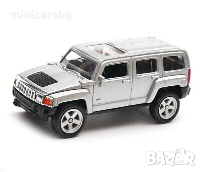 1:64 Метални колички: HUMMER H3 - Welly, снимка 1