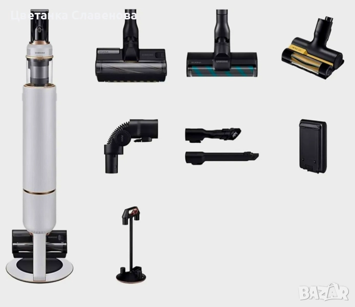 Безкабелна  прахосмукачка  Samsung VS20B95C43W/WD 210 W, снимка 1