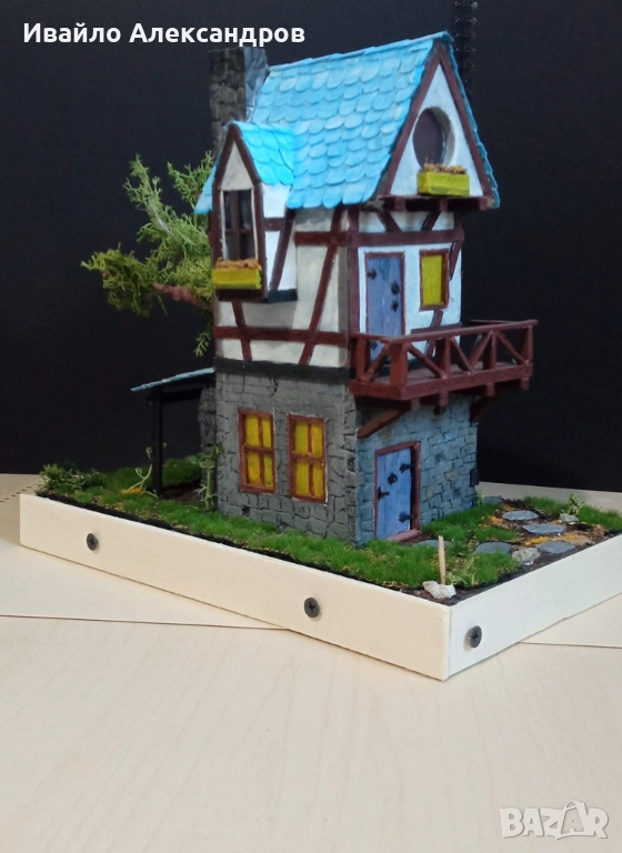 Ръчно направена декоративна къщичка, снимка 1