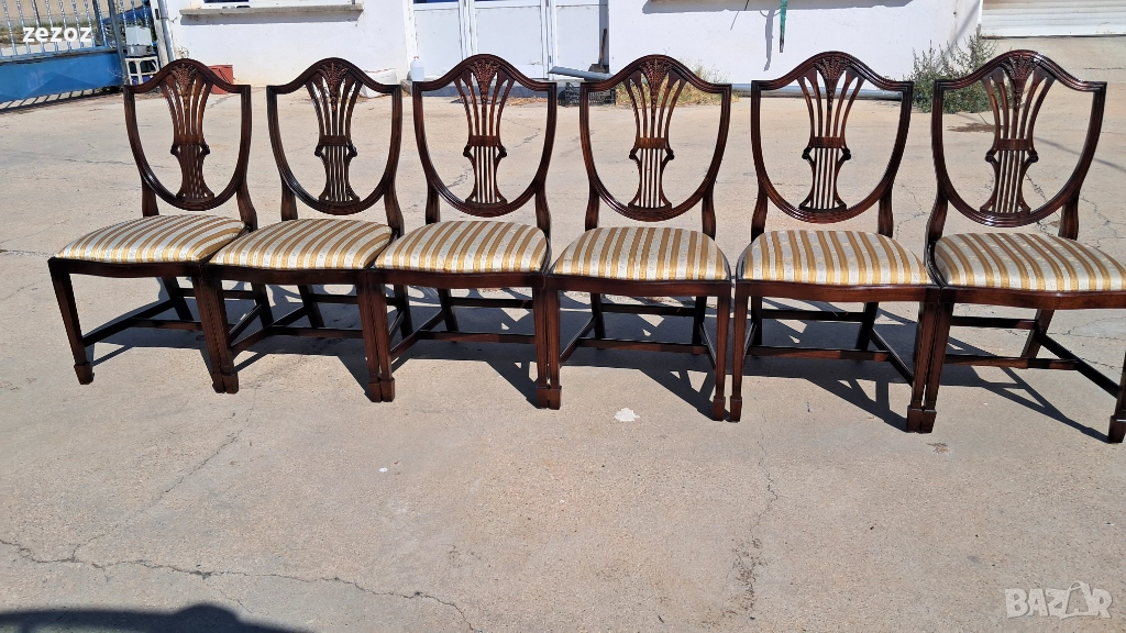 Столове трапезни масив махагон №023, снимка 1