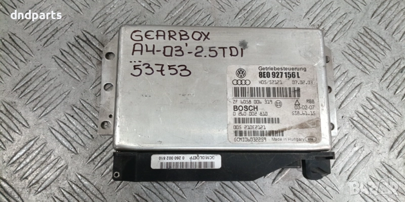 Компютър скорости Audi A4 B6 2.5TDI 2003г. 8E0927156L 0260002810	, снимка 1