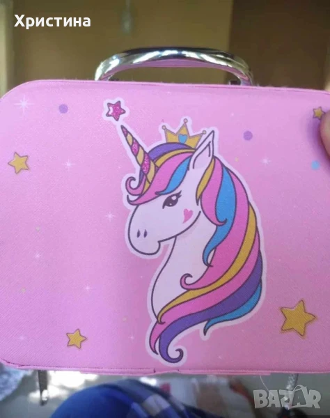 Комплект детски гримове в козметичен куфар, снимка 1