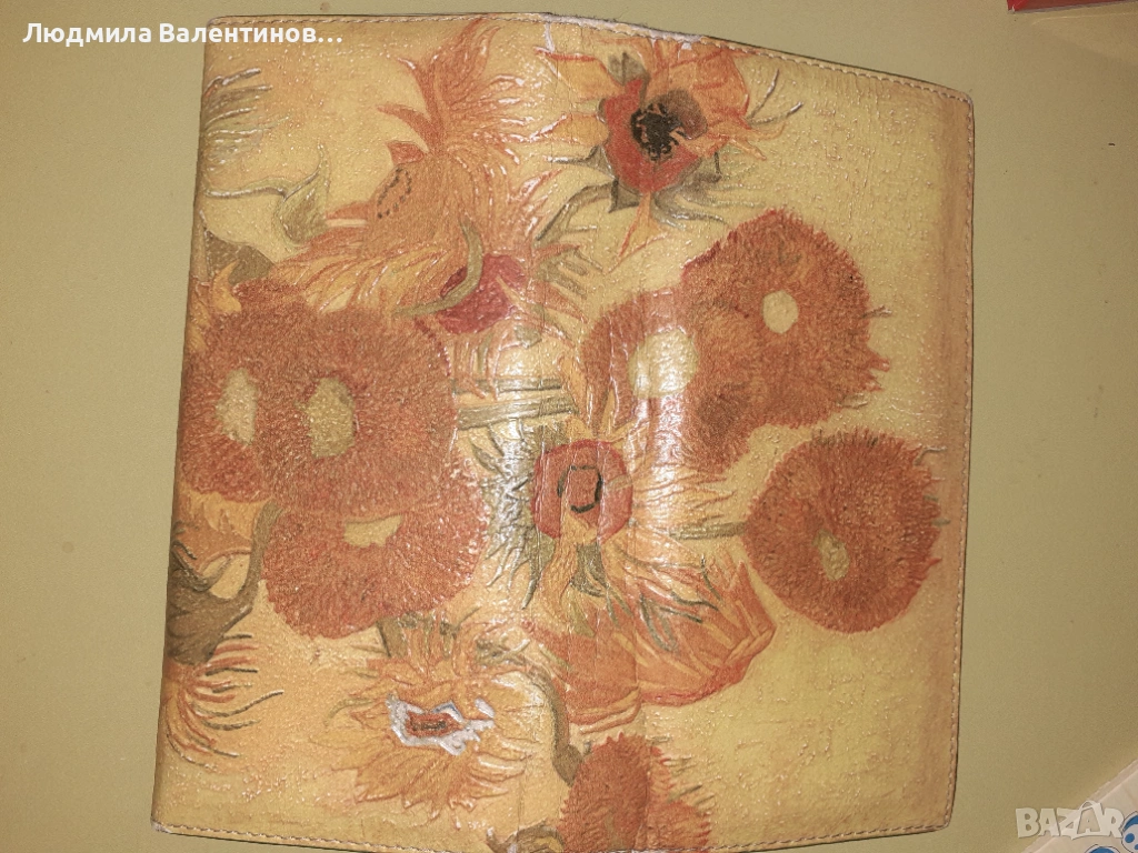 Портфейл/портомне естествена кожа , снимка 1