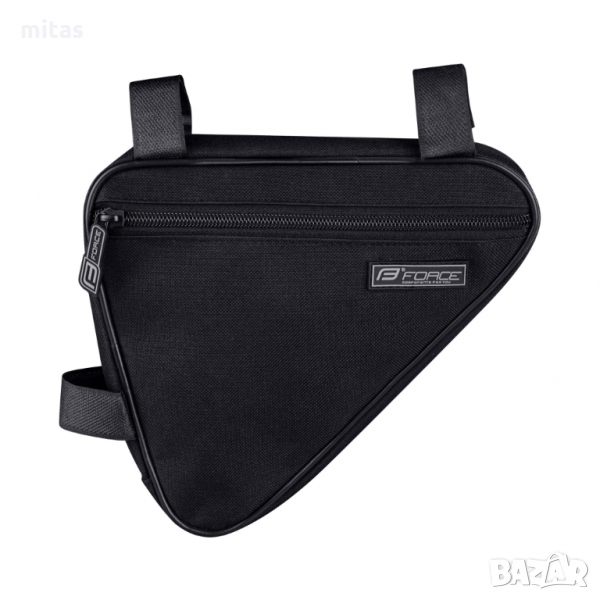 Чанта за велосипед CLASSIC BUD, монтаж на рамка, черна, снимка 1