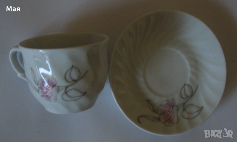 Нови комплекти чашки с чинийки за кафе, снимка 1