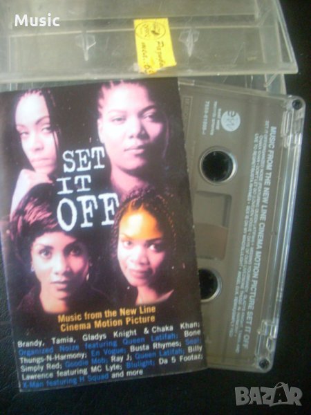 Set It Off (Music From The New Line Cinema Motion Picture) - оригинална касета, снимка 1