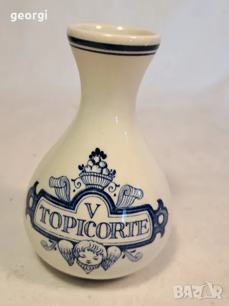 холандска порцеланова ваза Delft 23/1, снимка 1