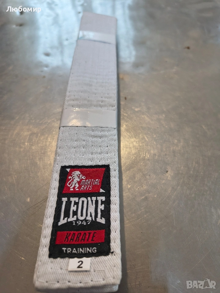 LEONE 1947 Каратеги колан, унисекс карате за възрастни , снимка 1