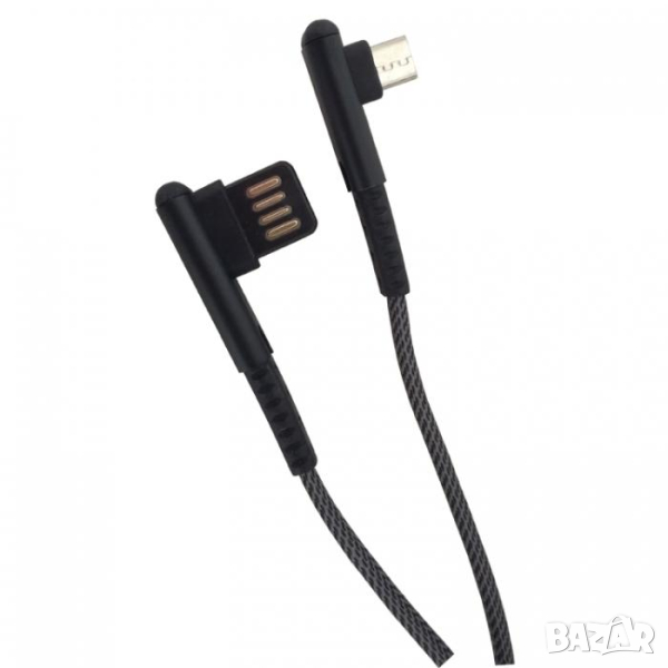 Кабел за зареждане USB към micro USB телефон смартфон, снимка 1