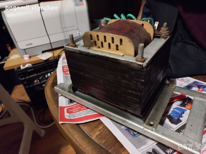 Траф за усилвател AC 2×28V 8A   DC 2×40V 8A, снимка 1