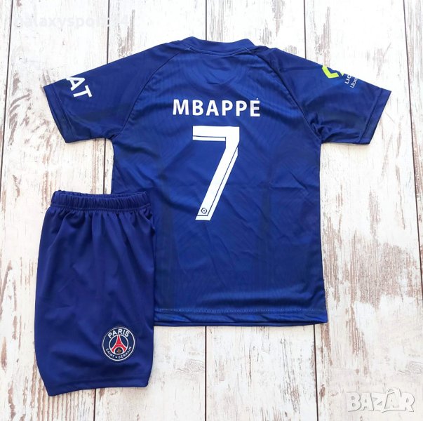 Psg 2024Мбапе меси неймар син цвят детско от 4 до 16г +2 цвята, снимка 1